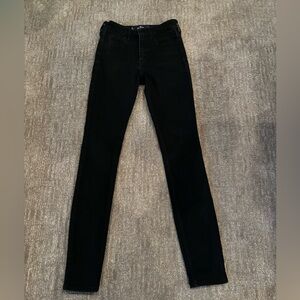 Hollister High-Rise Super Skinny Black Jeans